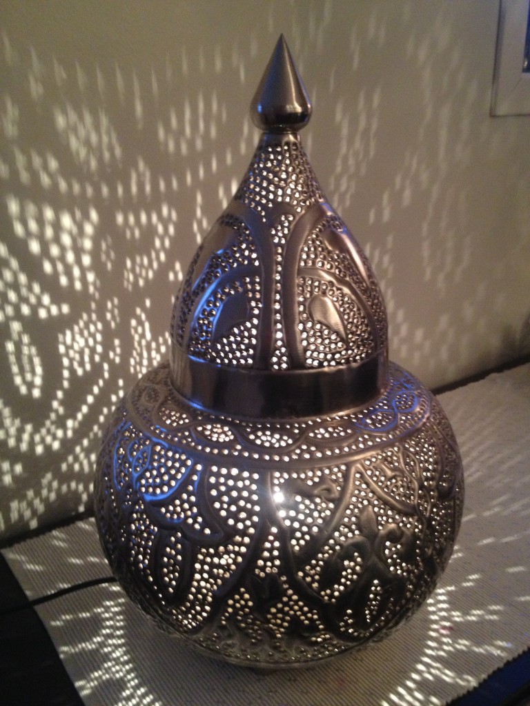 Marokkansk inspirert lampe.