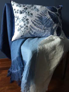 Designer Guild pyntepute og linpledd.